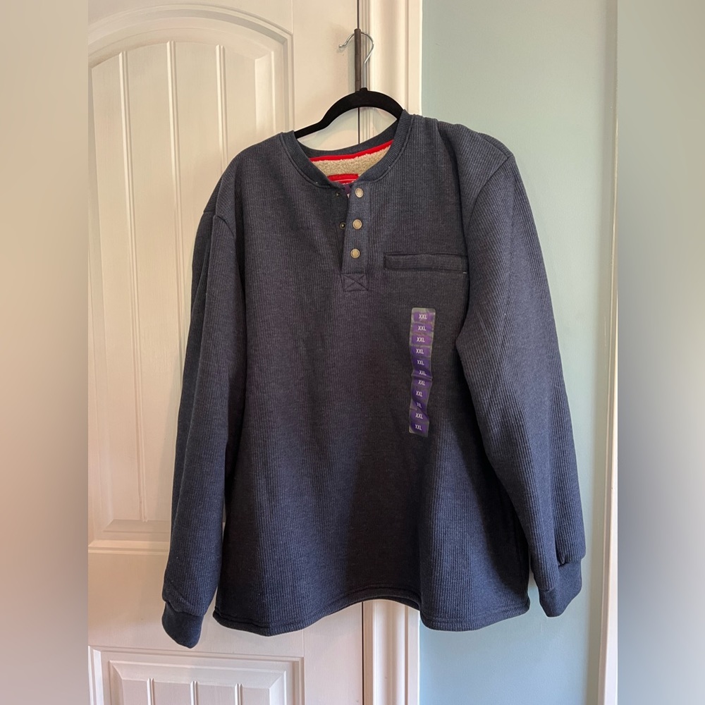 Coleman Waffle Knit Sherpa Lined XXL Shirt